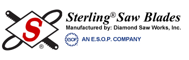 Sterling Saw Blades - Diamond Saw Works distributor, supplier, vendor in Northeast PA Hazleton